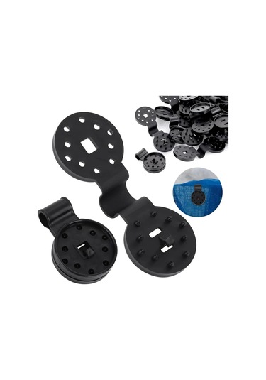 Gölgelik File Klipsi 100 Adet Gölgelik İp Geçirme Aparatı Diğer