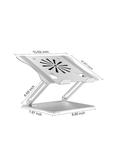 Daytona  Dyt-804 Silver Alüminyum Usb Fanlı Ayarlanabilir Tablet
