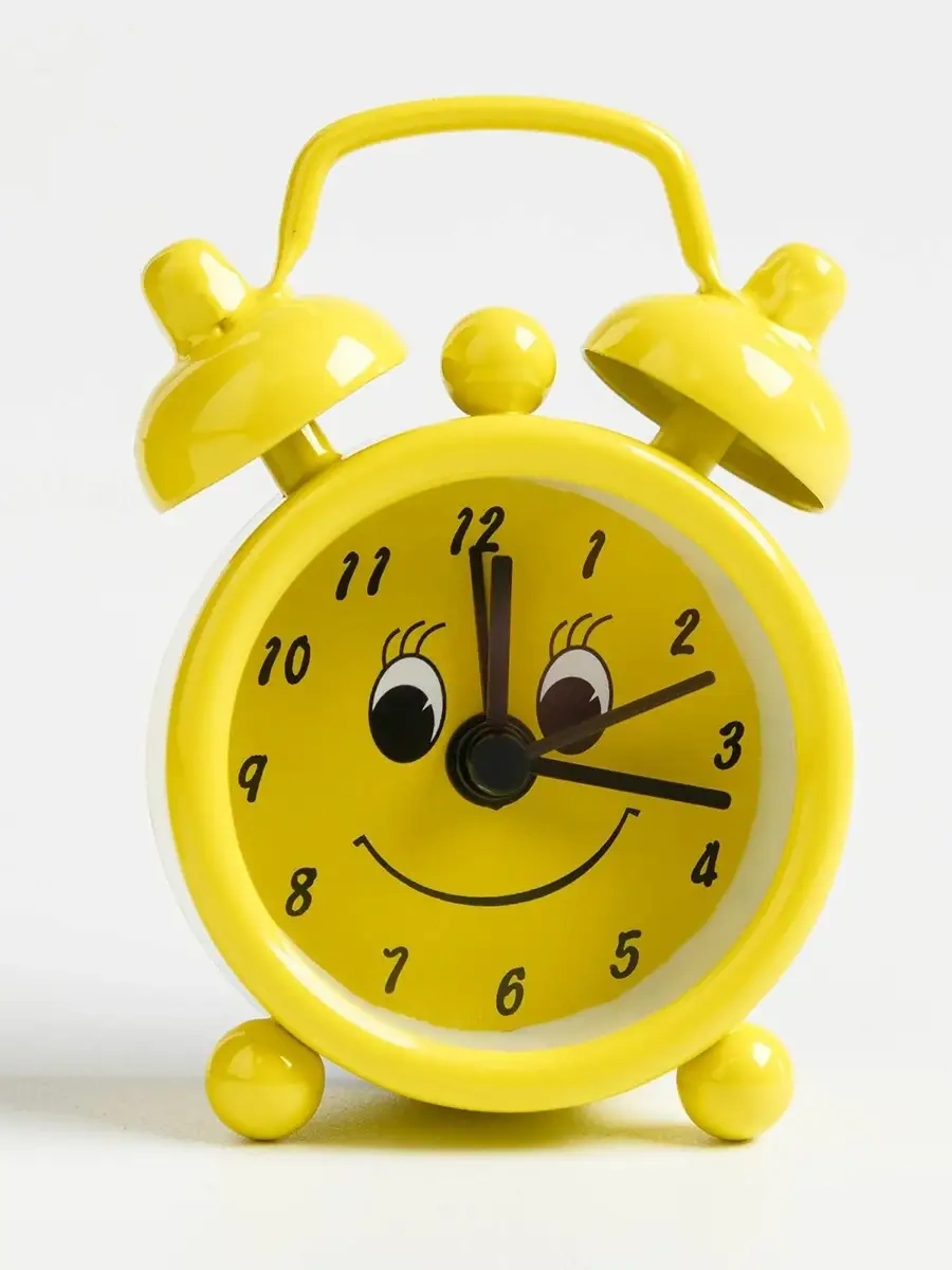 Simalend Masa Saati Çocuklar İçin Alarm Saatleri Pille Çalışır 17305031 Gri