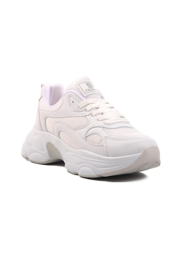 Ayakmod 164 G Beyaz Tekstil Kadın Sneaker Beyaz