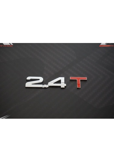 Audi 2.4 T Bagaj Krom Metal 3M 3D Yazı Logo