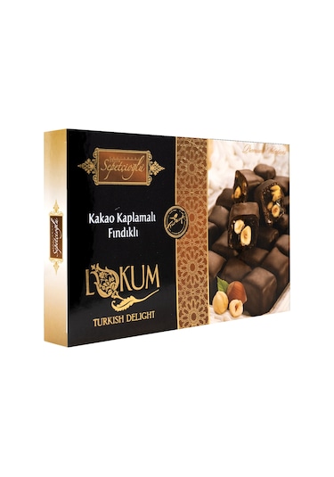 Erdem Sepetçioğlu Çikolata Kaplı Fındıklı Lokum 300 G