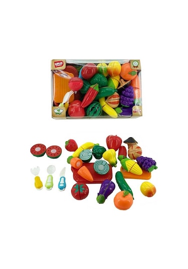 Birlik Oyuncak Kesilebilen Sebze Meyveler 41 Parça