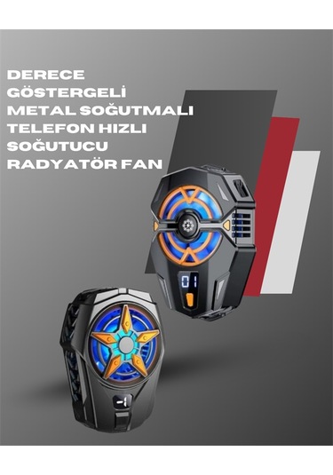 Ergonomik Telefon Soğutucu - 2 Hız Ayarı, Hafif Ve Taşınabilir