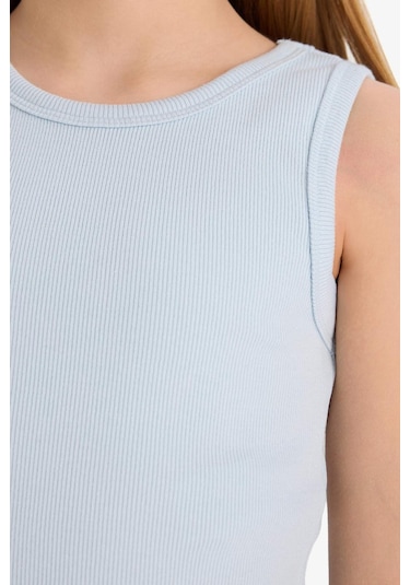 DeFacto Kız Çocuk Bisiklet Yaka Basic Düz Atlet D9097A825HSBE343