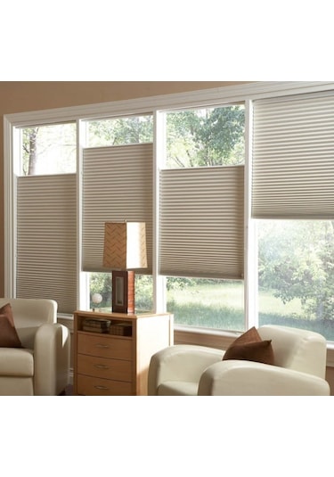 Cam Balkon Plise Perde Krınkıl Serisi, 4 Renk, Alüminyum Kasa (442667395)