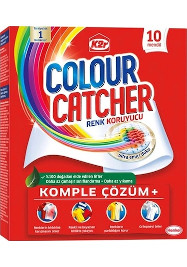 Renk Koruyucu Mendil 6 X 10'lu Paket 60 Yıkama