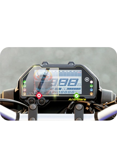 Yamaha 2020-2025 Mt25 Gösterge Paneli İçin Anti-glare Parlama Önleyici Mat Ekran Koruyucu Uyumlu