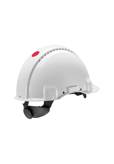3m Beyaz Havalandırmalı Vidalı Uv'li Baret