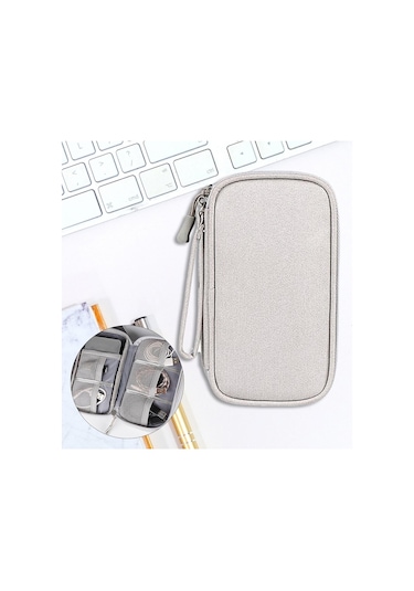 Suntek Elektronik Seyahat Organizatörü Flash 1-kat-gri Gri