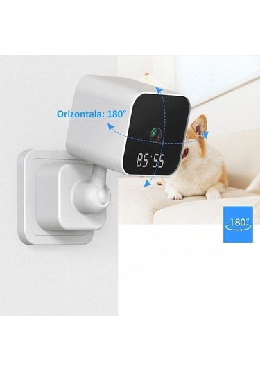 Bosphorusboutique Yönlü Ses, Kamerası, İki Gözetleme Görüşü, Gece Dönüş, Beyaz 360 1080p, Kf