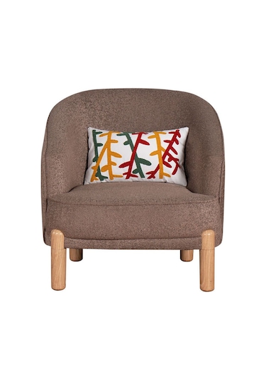 Kilim Mobilya Bohera Bohem Berjer Kahverengi Kahverengi