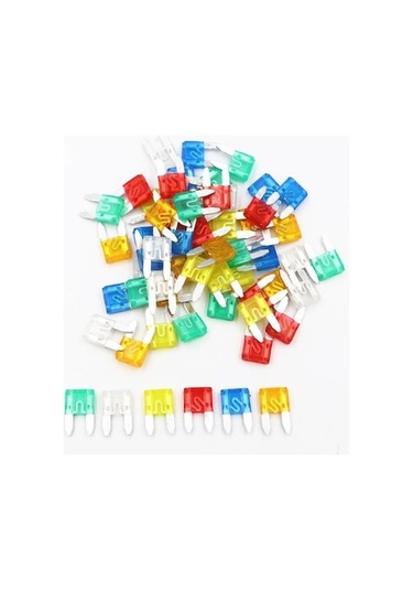 Novahub 60 Adet Otomobil Küçük Takılabilir Sigorta Araba Sigortası 5a-30a 15 15