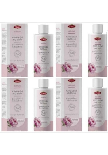 Otacı Gül Kürü Doğal Gül Suyu 4 x 150 ML