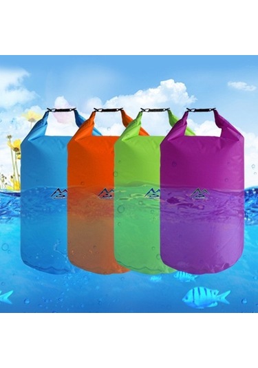 Silkroadselect Chaoduo Shop Turuncu Tarzı 40l 5ll 20lll Su Geçirmez Kuru Çanta Kamp Sürüklenen Yüzme Rafting Rivertrekking Çanta Için Büyük Kapasiteli Kese Kuru Çanta Paketi Dyyk5b Renkli