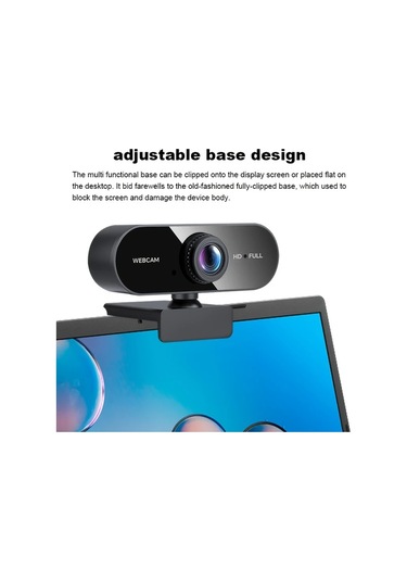 Chuangyinshop A13 1080p Full Hd Web Kamera Mikrofonlu 120 Derece Acı Genis Ağ Konferans