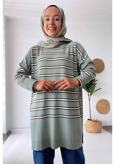 Lady Triko Tunik - Yeşil