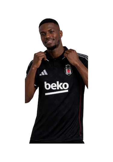 Beşiktaş Lisanslı Adidas Forma Lazer Kutu Siyah-beyaz