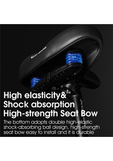 Ebitda West Bıkıng Yp0801125 Darbeye Dayanıklı Nefes Mtb Yol Bisikleti Koltuk Minderi Altın