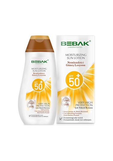 Bebak Nemlendirici Güneş Losyonu Spf 50+ 200 ML