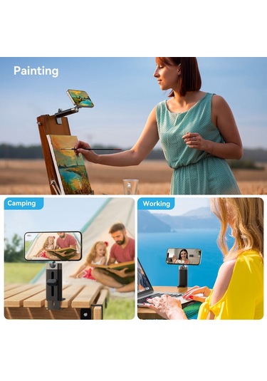 Joyroom Jr-zs413 Taşınabilir Manyetik Seyahat Telefonu Tutucu Siyah