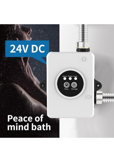 Suntek Su Basınç Arttırıcı Pompa Sessiz 35l/dak 24v Beyaz