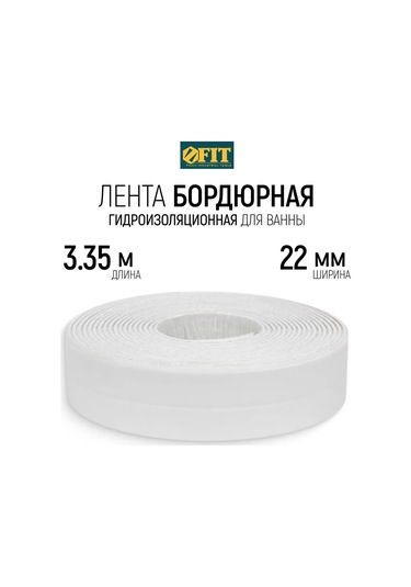 Fıt Fınch Industrıal Tools Fıt Banyo Kenar Bandı 22 Mm X 3,35 M, Derzler İçin 171695575 Beyaz