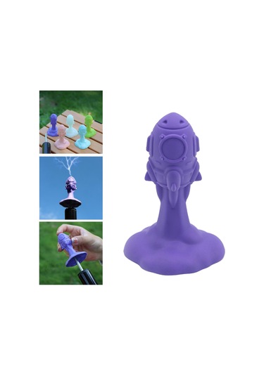 Homyl Çadır Direği Yıldırımdan Korunma Kapağı Kamp Mor Mor