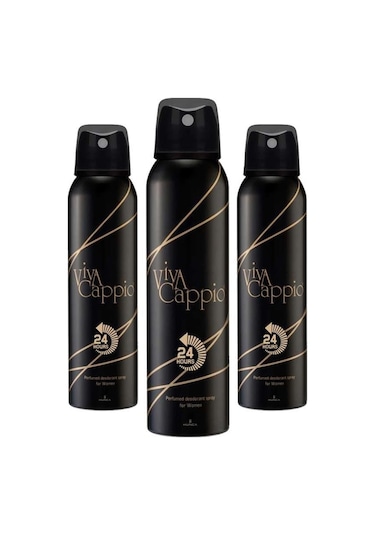 Hunca Viva Cappio Kadın Sprey Deodorant 150 ML x 3