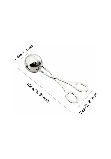 Dancemonkey Paslanmaz Çelik Klip Balık Et Pirinç Topu, Yumuşak Pirinç Topu