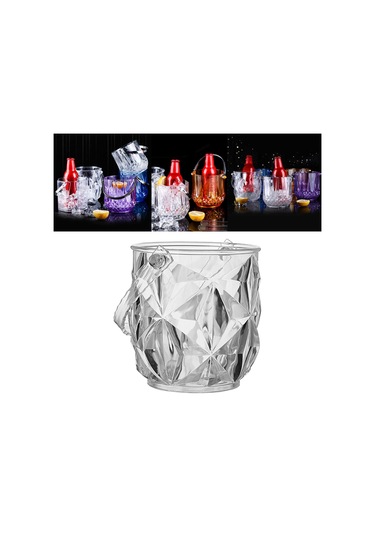 Homyl Şampanya Şişeleri Için İçecek Soğutma Küveti Otel Berrak Kristal Çok Renkli