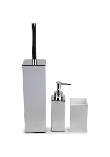Kobos Kare Banyo Seti Parlak Krom