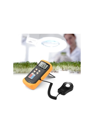 Işık Yoğunluk Test Cihazı Dijital Illuminance Işık Sayaç Kılavuzu 200-200.000 Lux Lcd Fotometre