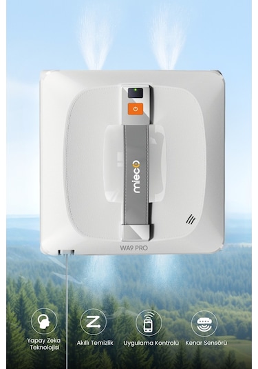 Mieco WA9 Pro Çift Yönlü Su Püskürtmeli Cam Temizleme Robotu (Kumandalı)