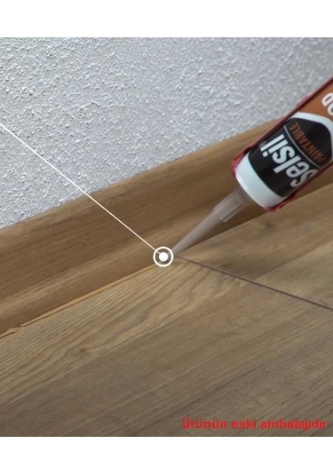 Selsil Silikonize Mastik Altın Meşe 500 Gr. - 5 Adet