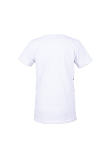 Brz Kids Baskılı Erkek Çocuk T-Shirt Beyaz