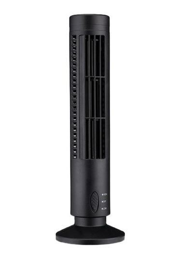 Mini Masaüstü Bıçaksız Fan Öğrenci Ofisi Ev Ayakta Masaüstü Usb Elektrikli Fan 9038 Siyah