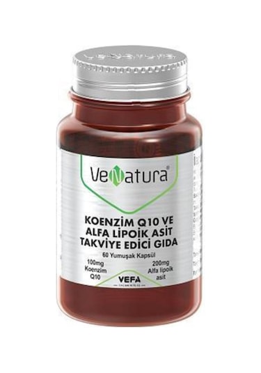 Venatura Koenzim Q10 Ve Alfa Lipoik Asit 60   Kapsül