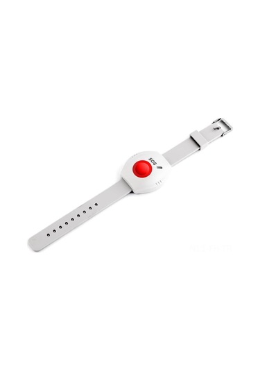 Folinda Yaşlılar Ve Hastalar İçin Kol Saati Tipi Kablosuz Sos Acil Alarm Cihazı - 30m İç/100m Dış Mekan Çalışma Mesafesi