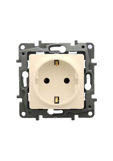 Legrand Salbei Serisi Bej  Topraklı Priz 230V 16A - 767414