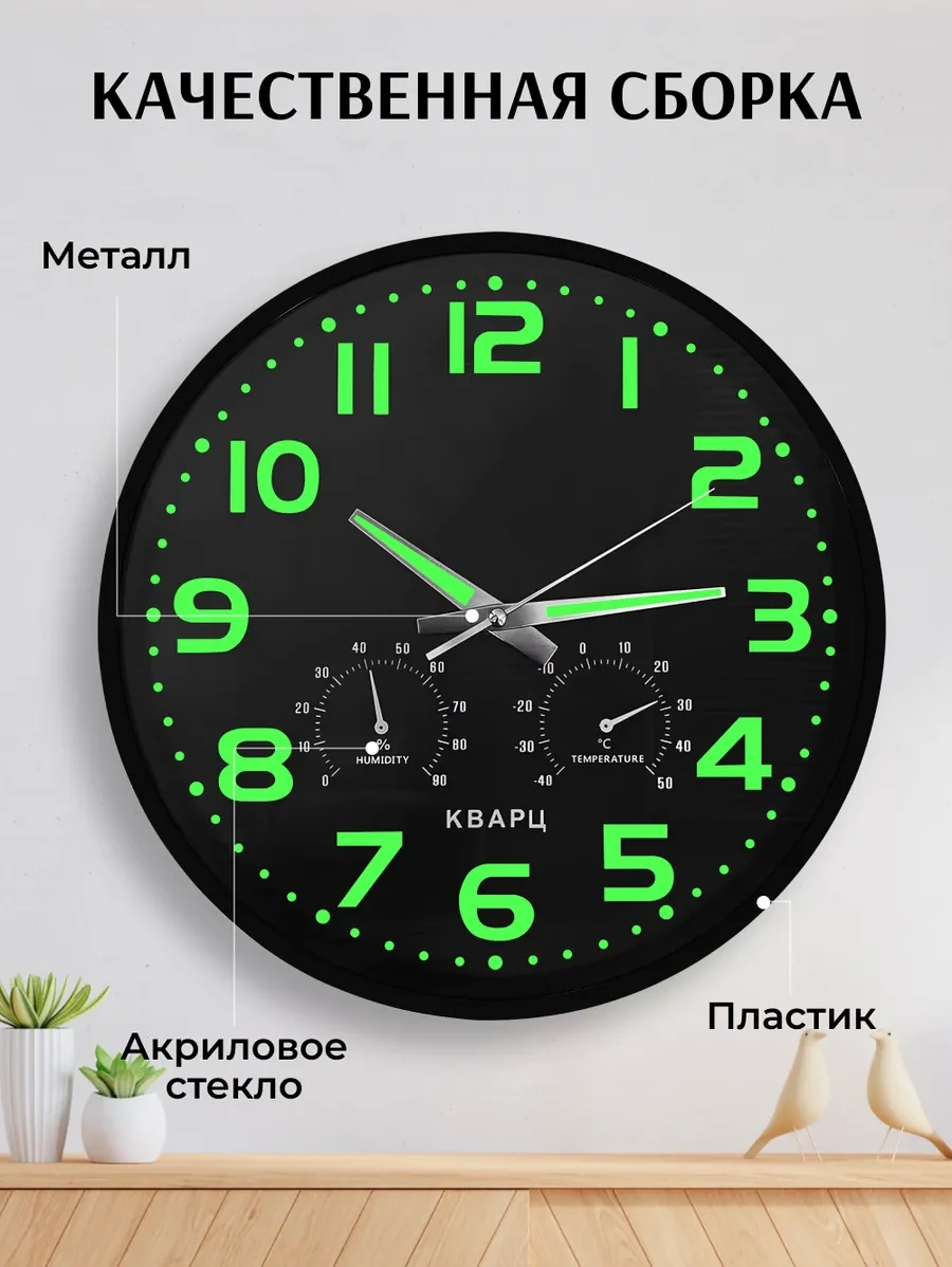 Artclock 30 Cm Karanlıkta Parlayan Dekoratif Duvar S 301227824 Beyaz