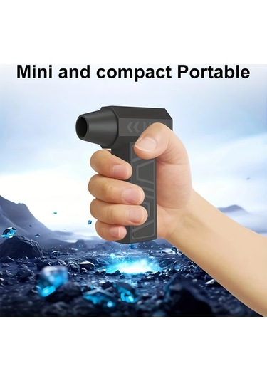 Xuweiwei 300000 Rpm Yüksek Hızlı Mini Turbo Fan Standard Şarj Edilebilir Pil Kompakt Taşınabilir Ev Ofis Laptop Oyun Outdoor Serinletici