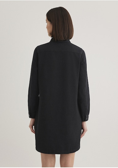 Mavi - Liz Koyu Gri Jean Elbise 130656-34926 Gri