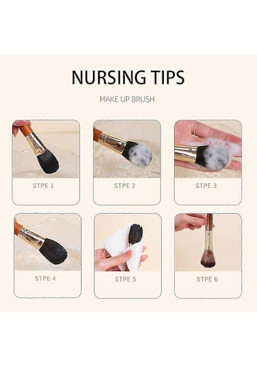 Makyaj Fırçası Seti Fırça Makyaj Başlangıç 4 Makyaj Fırçası Seti Makyaj Fırçası