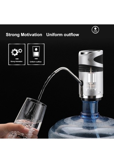 Otomatik Elektrikli Su Pompası Dağıtıcısı Galon Şişe İçme Anahtarı Usb Şarjlı İçme Suyu Pompası Ev Ofis İçin Diğer