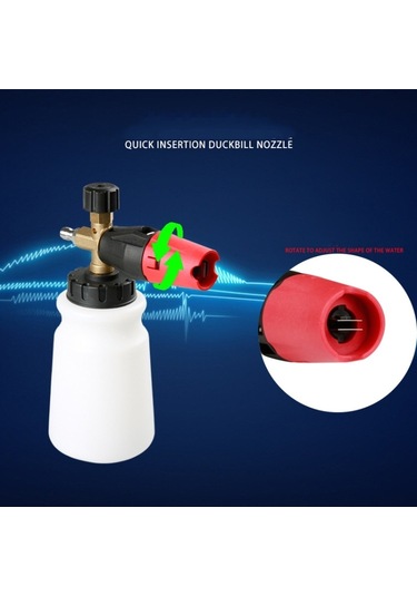 Sones Yüksek Basınçlı Araba Yıkama Su Tabancası Köpük Pot Kar Tanesi Pa Köpük Pot