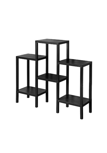 6 Katlı Düzenleyici Raf Ünitesi, Kitaplık, Siyah