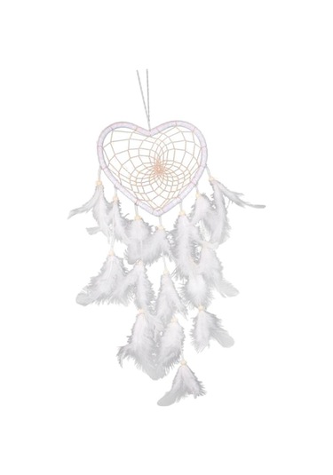 Homyl Tüy Ev Düğün Dekorasyon Araba Süsleri Ile Kalp Beyaz Tarif Edildiği Gibi