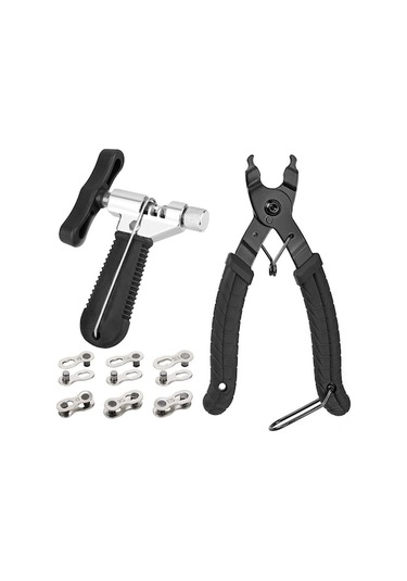 Dağ Bisikleti Zinciri Tamir Seti: Hızlı Kırıcı, Kesici Ve 6 Çift Bükme Kolu - Dayanıklı Allyuminyum Asetal Araç Çok Renkli Çok Renkli