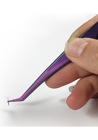 Vkemall Profesyonel Kirpik Uzatma Penseleri - Paslanmaz Çelik Hassas Uçlu Makyaj Aleti